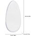 XIAOXIAOYU Glass File for Feet Glass Callus Remover | Clear in-Shower Foot Scrubber Callus Remover Pedicure Foot File for Smoothing Feet Dead Skin Egg - Buy Online on GoSupps.com