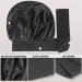 Arqumi Silk Bonnet 2PCS - Adjustable Satin Hair Wrap for Sleeping - Large Hair Cap for Curly Thick Black Hair - Pink&Black A - Buy Online on GoSupps.com