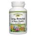 Lung Bronchial & Sinus Health by Natural Factors Natural Supplement for Respiratory Health and Easy Breathing 45 tablets (45 servings)