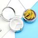 Travel-Friendly Banana Print Pill Box - 3 Compartment Portable Pill Organizer for Purse & Pocket - Buy Online on GoSupps.com