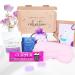 Bellalisia Relaxation Gifts For Women De Stress Self Care Pamper Hamper Kit Hug In A Box Bath Presents Relaxing Mums Gift Set Brilliant Christmas Gifts or Birthdays Gifts For Her To Relax and Enjoy