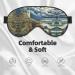 SSIMOO Seaside Lighthouse Soft Sleep Eye Mask | Breathable Eye Patch for Women | Perfect Travel & Relaxation Accessory - Black - Buy Online on GoSupps.com