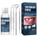 Tooth Repair Kit, Fixing The Missing and Broken Tooth Replacements,Temporary Teeth Filling Repair Kit with Mouth Mirror, Tartar Scraper, Dental Probe, Gum Cleaner, Regain Confidence Smile