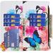 VQWQ Mobile Phone Case for Xiaomi Redmi Note 12 4G - Protective Leather Flip Cover with Zipper Compartment & Magnetic Closure - Stylish 2 Butterfly Design - Buy Online on GoSupps.com
