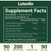 HyberVive Luteolin Supplement 98% Ultra-Purity Luteolin Extract Plant-Based Flavonoid Supplement for Brain Health Immune Support & Inflammatory Balance Made in USA 90 Vegan Capsules - Buy Online on GoSupps.com