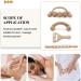 Gzjiyu 4 STK Massage Roller Set Fascia Rollers with Handles for Neck Shoulders Legs & Full Body Muscle Relief | International Shipping Available - Buy Online on GoSupps.com