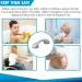 2 Pack 12 Suction Grab Bars for Bathtubs & Showers - Non Slip Bathroom Safety Handles for Elderly & Seniors - Ideal for Tiles, Glass & Hard Plastic - Buy Online on GoSupps.com