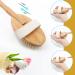 Natural Boar Bristle Bath Body Brush with Bamboo Handle for Exfoliation and Circulation Boost - by QL-ben - Buy Online on GoSupps.com