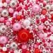 PEARL MIX - TWINKLE RED/PINK Sprinkles 6489 edible cake decorations 50g  - Buy Online on GoSupps.com