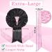 Jumbo Reversible Silk Satin Bonnet for Black Women - Adjustable Extra Large Night Cap for Braids and Curly Hair - Black Pink - Buy Online on GoSupps.com