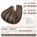 Ugeat 55cm Real Hair Tape-In Extensions - Dark Brown with Caramel Brown P4/27 - 20 Pieces 50g - Buy Online on GoSupps.com
