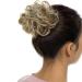 SEGO Hair Part Hair Tie - Dutt Hair Extensions Updo with Rubber Band | Coffee Brown & Blonde #27T613 | Shop Internationally - Buy Online on GoSupps.com