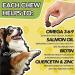 Omega 3 Skin & Coat Dog Chews with Biotin Garlic & Salmon Oil for Healthy Skin Shiny Coat & Itch Comfort in All Breeds and Sizes - 1 Bottle 60 Soft Chews - Buy Online on GoSupps.com