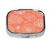 he Marine Theme with Beautiful Corals Pill Box 2 Compartment Medicine Pill Case Portable Metal Pill Organizer Vitamin Travel Case Pill Holder for Purses