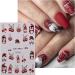 JMEOWIO 10 Sheets Glitter Christmas Nail Art Stickers Decals Self-Adhesive Snowflake Tree Winter Holiday Nail Supplies Nail Art Design Decoration Accessories - Buy Online on GoSupps.com