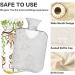 NAANLE Cartoon Monkey Hot Water Bottle - 1L Transparent Heat Bottle for Bed Hand & Foot Warmer Pain Relief & Cold Therapy - Buy Online on GoSupps.com