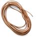 Ruiwaer 4.6M Flat Cowhide Rope 3mm Width Genuine Leather Strip Cord Braiding String for Arts, Hand Crafts, Handmade Jewelry Crafting