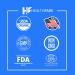 Healthfare Pantothenic Acid (Vitamin B5) 500mg - 200 Capsules | Energy Support for Skin, Hair Health | Non-GMO | Made in USA - Buy Online on GoSupps.com