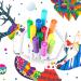 100 Colors Duo Tip Brush Markers Pens - Watercolor Art Markers for Coloring Books - Christmas Gifts for Kids & Adults - Buy Online on GoSupps.com
