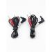 MSS OTC Premium Black Lead Wires for TENS & EMS Units - 2 Set with Standard Female Plug | International Shipping - Buy Online on GoSupps.com