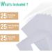 Acid-Free 11x14 Pre-Cut Mat Board Show Kit - 25 Pack for 8x10 Photos, Prints, Artworks - White Core Bevel Cut Mats, Backing Boards, Crystal Plastic Bags - Pack of 25 - Buy Online on GoSupps.com