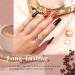 Beetles Coffee Cafe Collection Gel Nail Polish Set - Autumn Winter Neutral Beige Mauve Colors - Manicure Kit with LED Lamp - Soak Off Gel Gifts - Buy Online on GoSupps.com