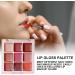 Palette De Rouge L vres Ensemble De 9 Brillants L vres Hydratants Couleurs Imperm ables Et Non Collantes Rouge Mat Longue Dur e | Filles Ados Femmes Maquillage De F te Profes - Buy Online on GoSupps.com