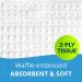 TIDI Choice White Dental Bibs/Towels 13x18 (Pack of 500) - Waffle Embossed - 2-Ply Tissue - Poly Back - Dental Consumables - Buy Online on GoSupps.com