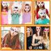 Vicasky DIY Cat Masks - 2 Piece White Paper Half-Face Masquerade Masks for Cosplay Parties & Gifts - Buy Online on GoSupps.com