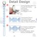 Kowlone Dummy Clips Boys Girls Silicone Soother Pacifier Chain Flexible Binky Holder Set with Texture for Teething Baby Unisex Newborn Dummies 1-Piece Design(Pastel Blue Glacier Grey) A: Pastel Blue Glacier Grey - Buy Online on GoSupps.com