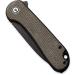 CIVIVI Elementum Folding Knife | Black Stonewashed D2 Blade | Micarta Handle | EDC Outdoor Knife (Dark Green/Black) - Buy Online on GoSupps.com