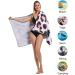 Leopard Microfiber Pool Sandproof Beach Towel - Fast Dry Sand Free Compact Towel for Outdoor Activities - Large 60x32 Leopard Print - Buy Online on GoSupps.com