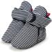 EDOTON Unisex Newborn Winter Boots - Non-Slip Sole, Soft Stay On Bootie Sock - 6-12 Months (Black Stripe) - Buy Online on GoSupps.com