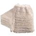 5-Piece Soap Bags for Soap Bars Soap Bags Mesh Exfoliating Bar Soap Loofah Pouch Sisal Soap Saver Bag Bar Soap Holder for Shower