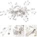 Angoily Rhinestone Hair Comb Bridal Comb Crystal Hair Crystal Barrette Wedding Rhinestone Hair Clip Flower Hair Clips for Women Wedding Hair Comb - Buy Online on GoSupps.com
