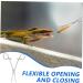 Levemolo Reptile Feeding Clip Lizard Stuff Aquarium Pipette Snake Tong Silver Stainless Steel - Buy Online on GoSupps.com