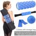 Frasheng 5-in-1 Fascia Roll Set | Foam Scooter Massage Roller Stick Fascia Ball Resistance Tapes & Storage Bags | Blue Foam Roller for Muscle Training - Buy Online on GoSupps.com