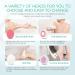 VOYOR Rechargeable Electric Body Brush for Shower - Exfoliating Bath Brush with Long Handle for Deep Cleansing and Massaging - Pink - Buy Online on GoSupps.com