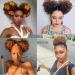JHZHONG Afro Puff Drawstring Ponytail for Black Women Short Kinky Curly Afro Ponytail Synthetic Hair Afro Bun Drawstring Ponytail for Women(Light brown/T27(small size(Pack of 2) small size(Pack of 2) Light brown (black background) - Buy Online on GoSupps.com