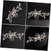 FRCOLOR 1 Pc Comb Rhinestone Tiara Macrame Decor Wedding Bridal Hair Clips Flower Bridal Headpiece Bridal Headbands Rhinestone Headband Leaf Decor Fashion Hairpin Alloy Bride Jewelry Pearl - Buy Online on GoSupps.com