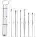 TOOKICHI 6-in-1 Ear Wax Removal Kit - Stainless Steel Ear Pick Tools with Keychain Box - Buy Online on GoSupps.com