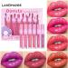 6PC Donut Glitter Lip Gloss Set - Shiny Diamond Liquid Lipstick Waterproof & Moisturizing Makeup - Buy Online on GoSupps.com