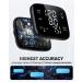 Oklar Automatic Wrist Blood Pressure Monitor with LED Backlit Display and 120x2 Reading Memory - BP Machine with Carrying Case - Black - Buy Online on GoSupps.com
