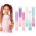 Dreamlover Hair Extensions for Braiding Kids Coloured Hair Extensions for Kids Girls Hair Accessories 12 Pieces