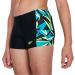 Speedo Hyperboom Panel Swim Shorts for Boys - 13 Years - Black/Pool/Bright Zest | International Shipping Available - Buy Online on GoSupps.com