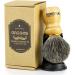 Anbbas Badger Hair Shaving Brush with Black Holder - High-Quality Wooden Handle for Men's Shaving | International Shipping Available - Buy Online on GoSupps.com