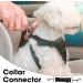 2 Pcs Dog Collar Clips Double Ended Backup Clip Strap Nylon Dog Collar Connector Adjustable Reflective Pet Collar Clasp Leash for Dog Puppies Dog Harness to Collar Safety Clip (Black) - Buy Online on GoSupps.com