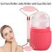 Facial Skincare Ice Roller Mold - Enhance Glow & Reduce Fine Lines | Oval Pink Set for Radiant Skin - Buy Online on GoSupps.com