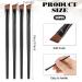 Prasacco 50 Pcs Angled Eyebrow Brushes - Portable Eyebrow Tint & Eyeshadow Blending Brush Set for Women & Girls | Premium Eye Makeup Tools - Buy Online on GoSupps.com