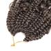 MeliSay 5 Pack Box Braids Crochet Hair Extensions - Curly 50.8 cm Synthetic Afro Kinky Braiding Hair for Black Women - Passion Twist & Goddess Faux Locs - t27 - Buy Online on GoSupps.com